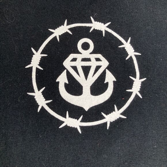 STAY SICK 2XL XXL AttilaT-shirt Metalcore Deathcore Tee Diamond Anchor Bones - Picture 2 of 7